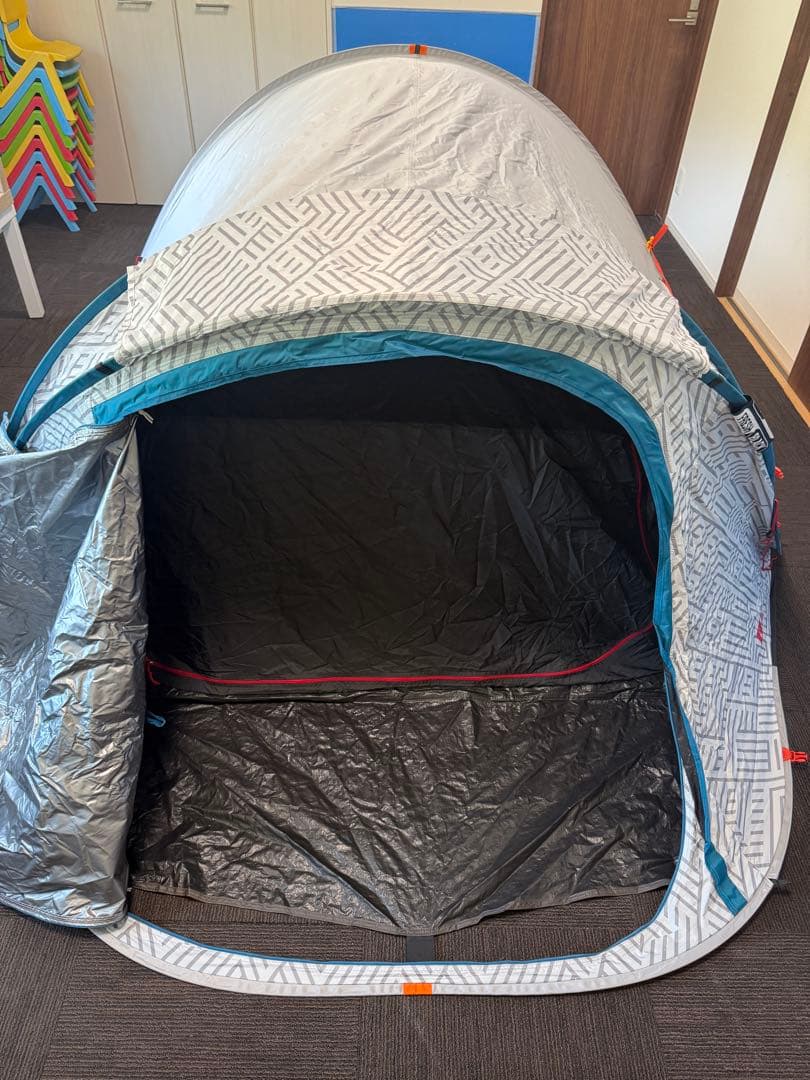 [ほぼ新品]Quechuaケシュア2SECONDS FRESH&BLACK2XL