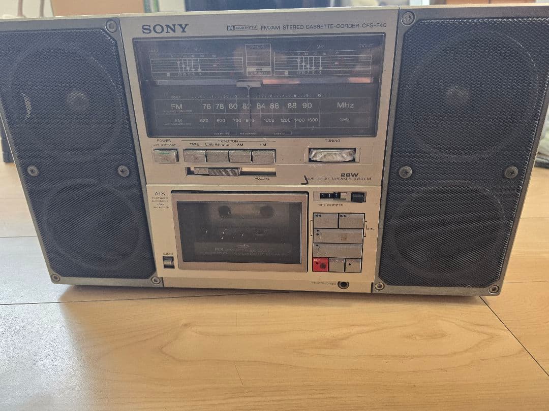 ソニー SONY CFS-F40 ラジカセ 昭和レトロ オーディオ機器
