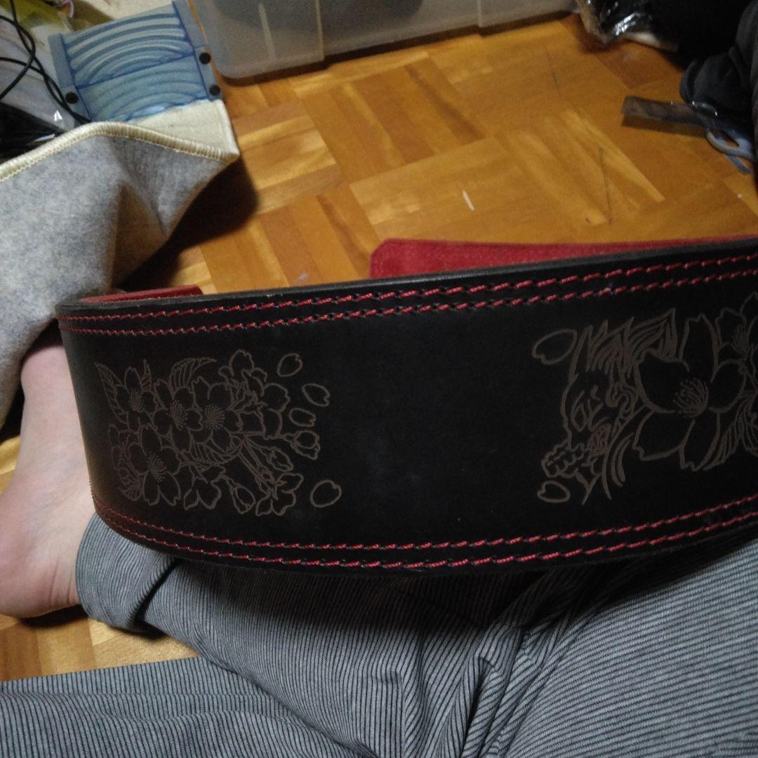 鬼　パワーリフティングレバーベルト　Mサイズ　75cm~97cm相当