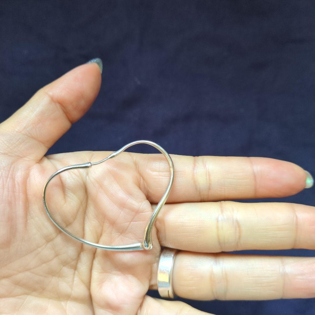 ティファニー オープンハート フープピアス ag925 片方