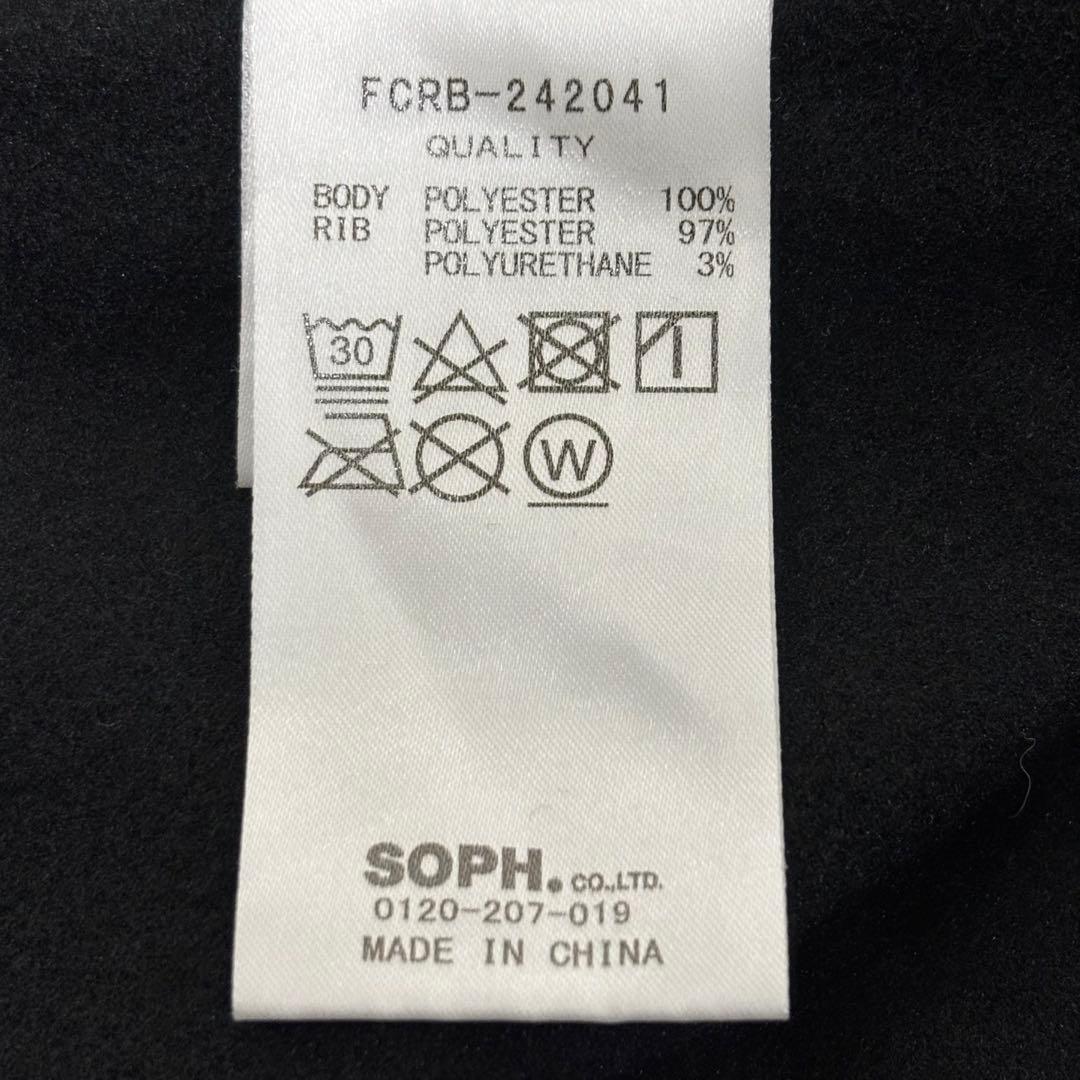 ソフ ブリストル スウェット プルオーバー トレーナー ブランドロゴ ブラック