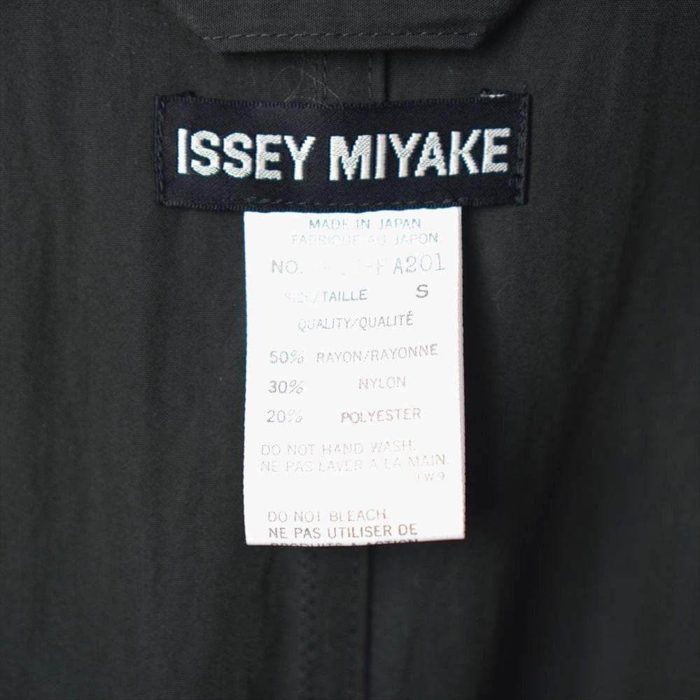 80s90s ビンテージ アーカイブ イッセイミヤケ イカコート 黒