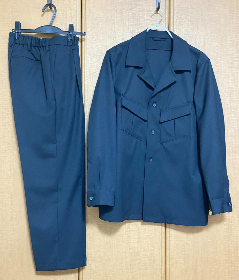 MBハイエンド尾州ウールファティーグジャケット＆スリムスラックス ※セット販売