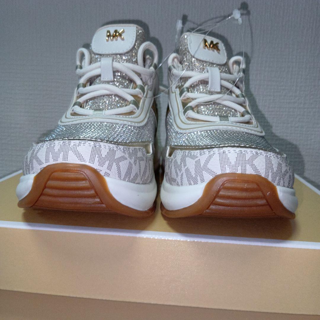 MICHAEL KORS OLYMPIA バニラスニーカー・キッズ ２２cm新品