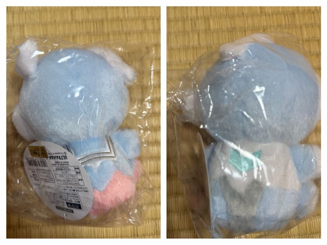 【新品】ウルトラマンゼロ　ウルトラマンゼット　ふわふわお座りぬいぐるみ