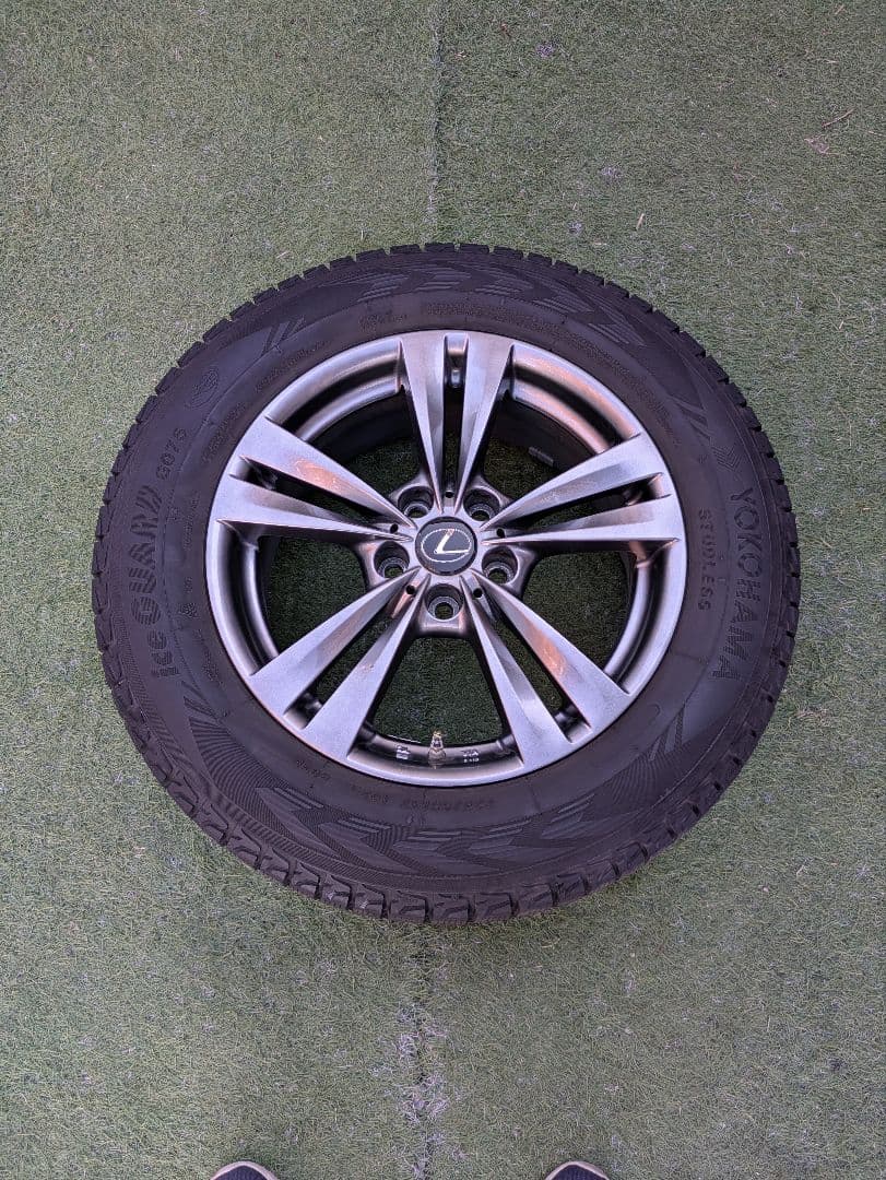 レクサス NX スタッドレス＆ホイール17インチ4本（純正空気圧センサー付）