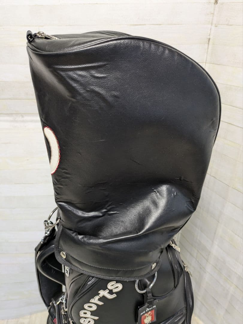 MU ミエコ ウエサコキャディバッグ キャスター付き　ゴルフバッグ