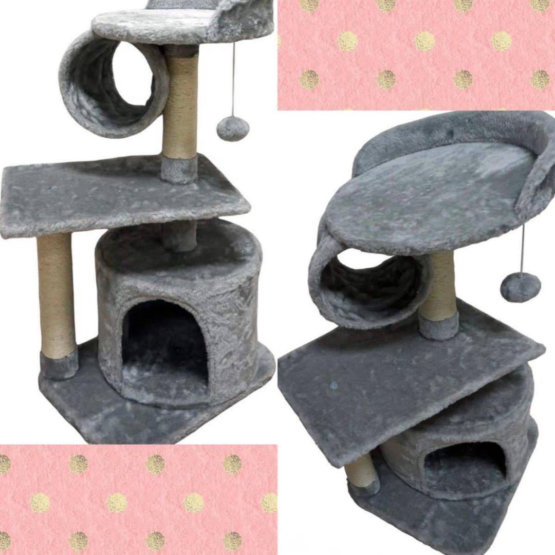 ❤仔猫もシニア猫も遊べる＆ゆったり寛げると大人気♪❤お洒落キャットタワー