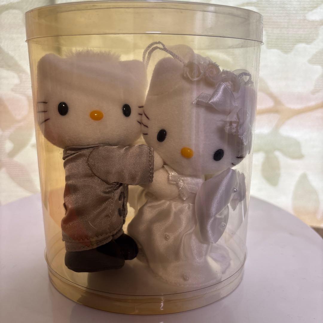 希少★サンリオ　ハローキティ ダニエル　ウェディング　ぬいぐるみ 結婚