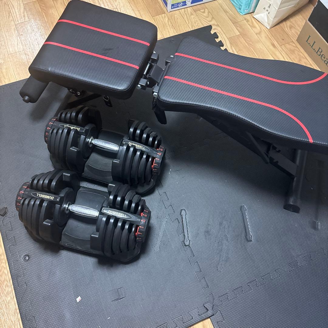 W*X様 可変式ダンベルセットとベンチ(名古屋市)引き取り限定