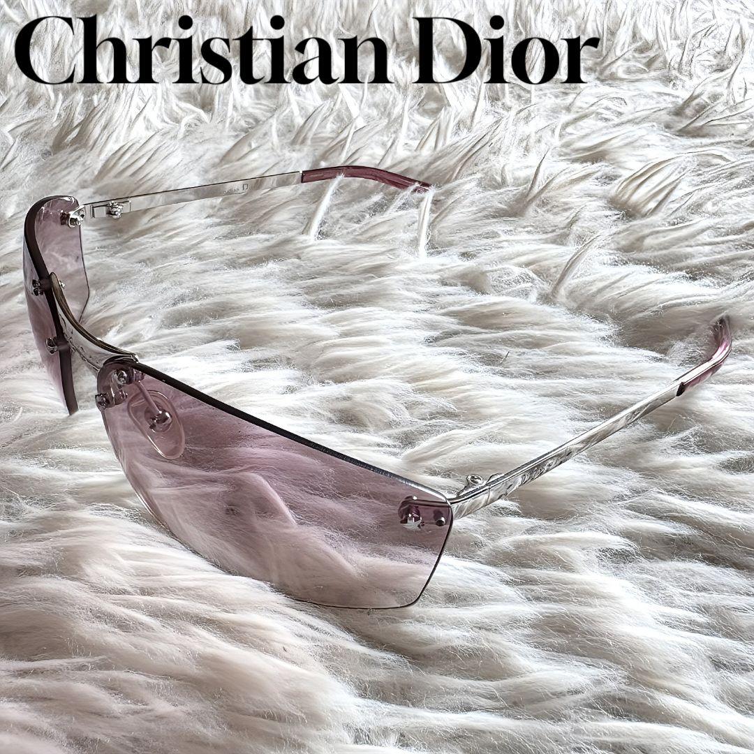 美品 クリスチャン ディオール サングラス YB7IK 星 イタリー製