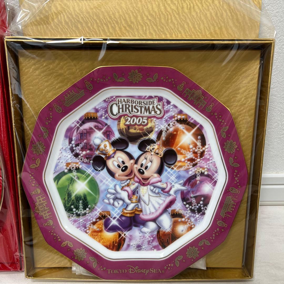 2005年 東京ディズニーランド、シー クリスマスプレートセット