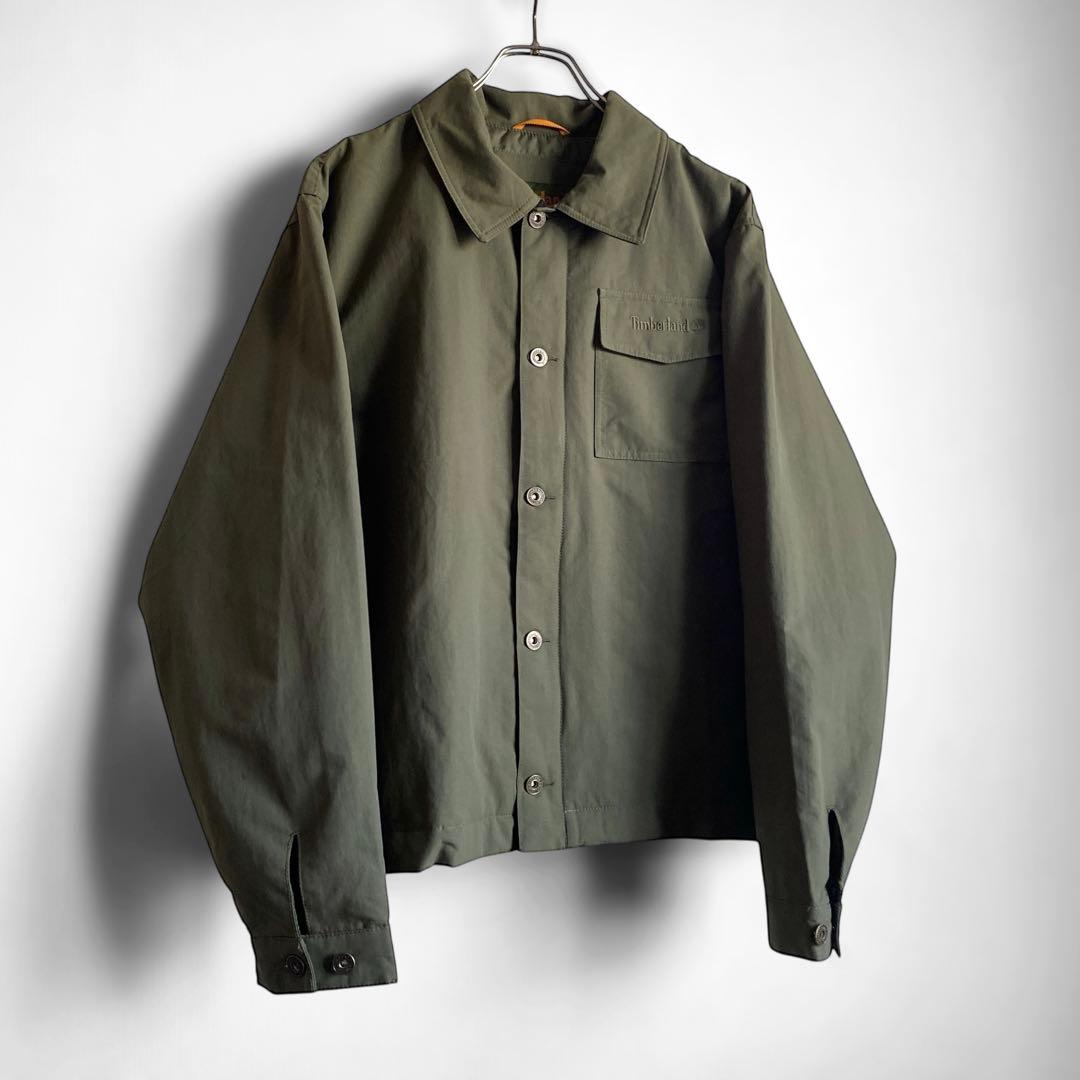 90s00s Timberland ナイロンA-2 type デッキジャケット