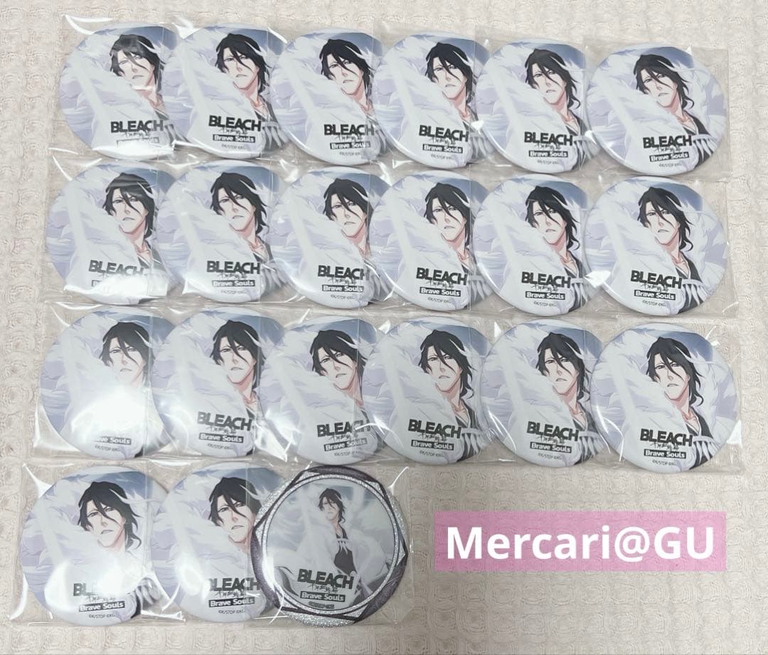 BLEACH 朽木白哉 ブレソル缶バッジ マルイ