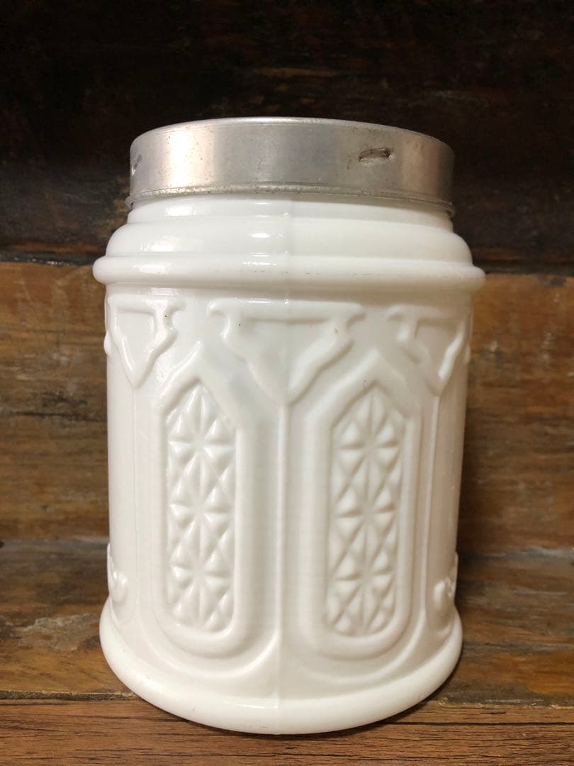 ガラス瓶　レトロ　クリーム瓶