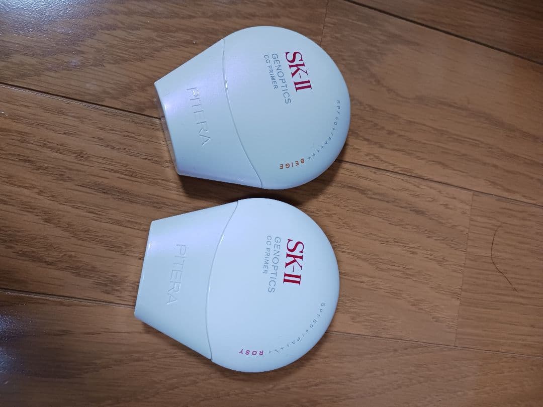 SK-II　CC クリーム　ロージー、ナチュラルベージュ