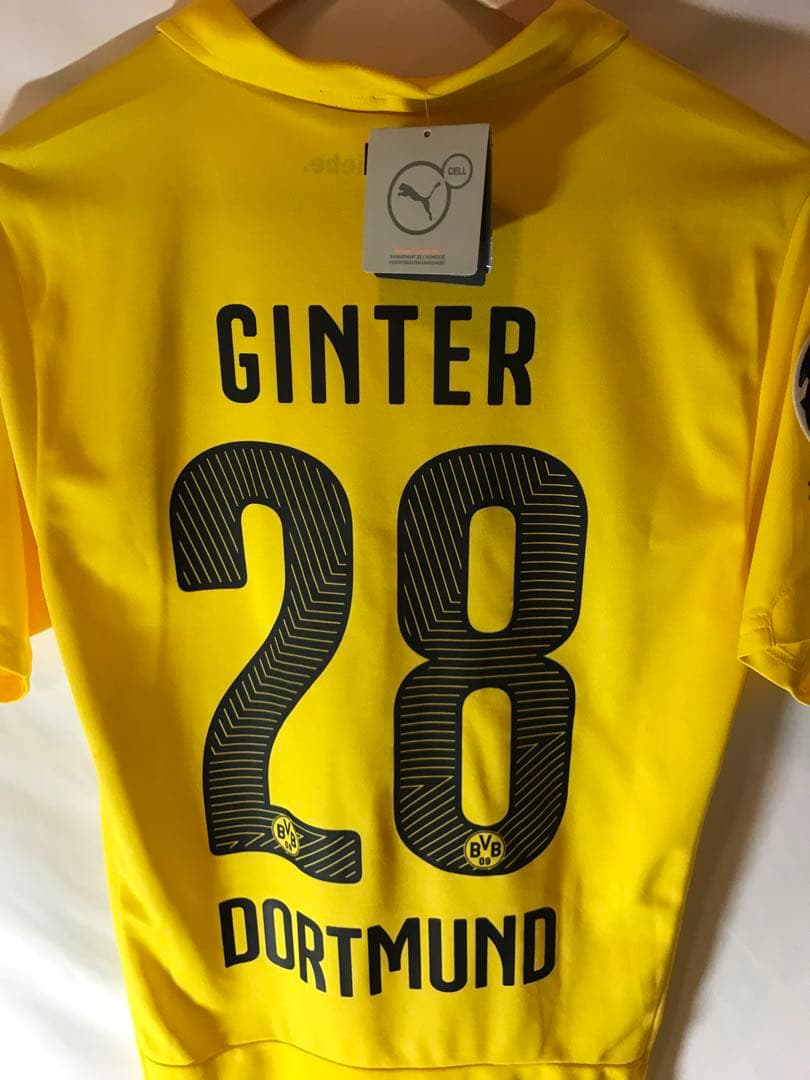 新品正規品 PUMAドルトムント「28」マティアス・ギンター 半袖Sユニフォーム
