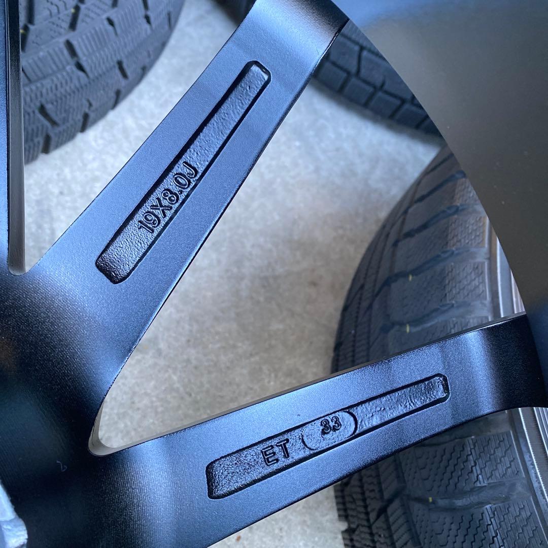 中古バリ溝トーヨースタッドレスセット225/55R19 ハリアー 送料無料