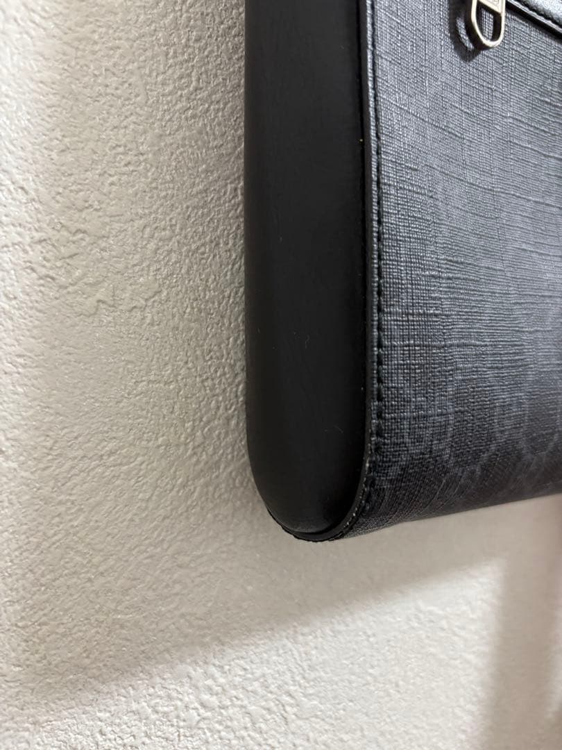 GUCCI スモール メッセンジャー ショルダーバッグ GGスプリーム ブラック