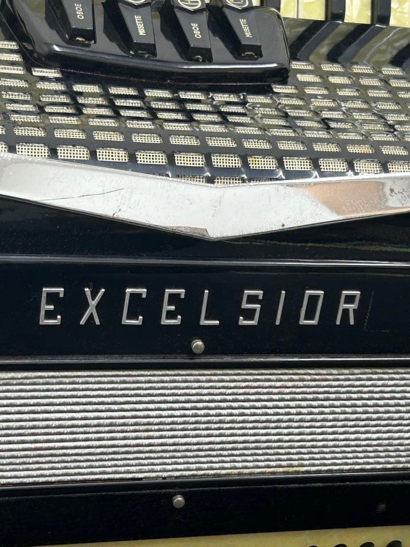 EXCELSIOR アコーディオン ブラック/アイボリー