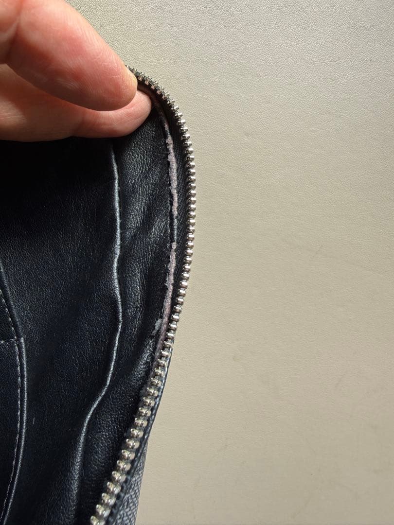 Louis Vuitton 黒 レザー クラッチバッグ