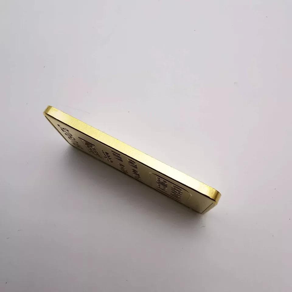 10枚インゴット【レプリカ】高品質　インテリア雑貨　GOLD ※シリアル違い