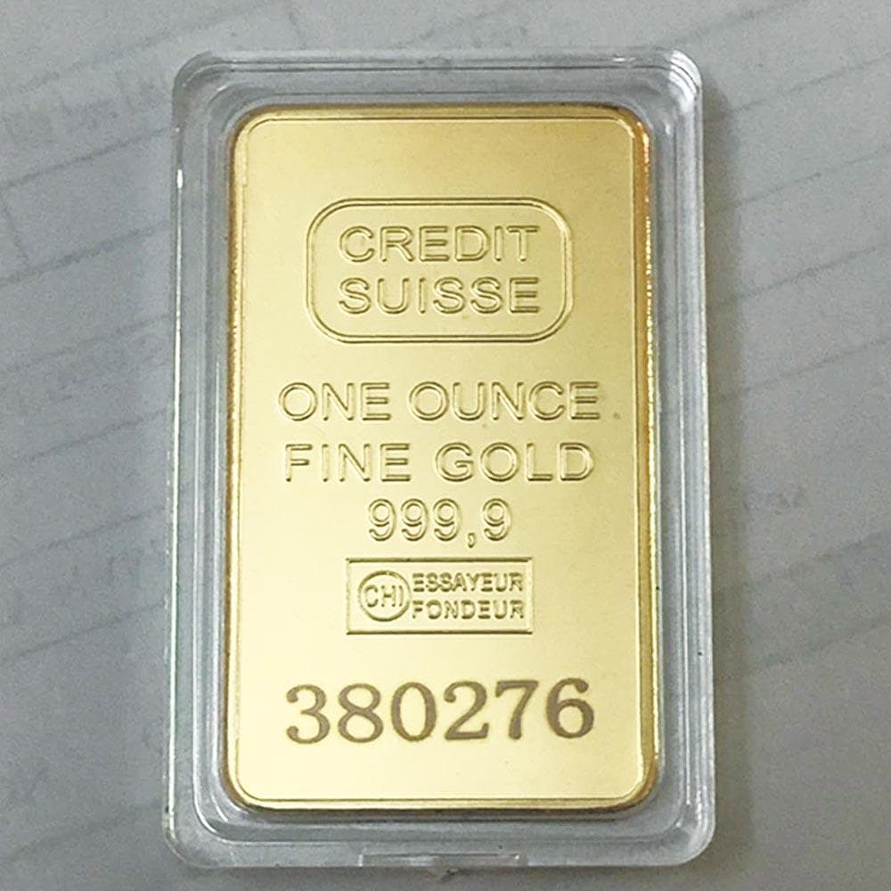 10枚インゴット【レプリカ】高品質　インテリア雑貨　GOLD ※シリアル違い