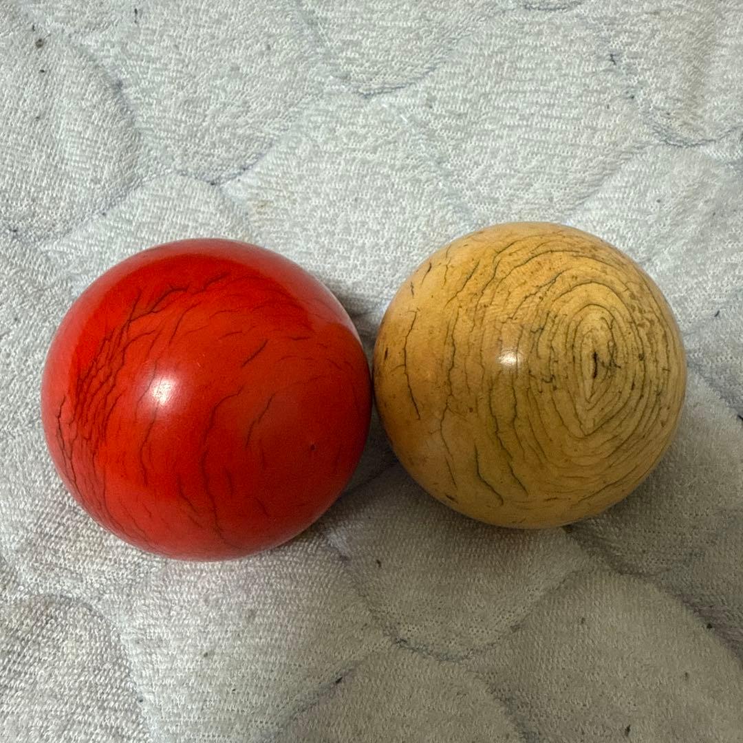 天然素材 ビリヤード球 球 レトロ ボール
