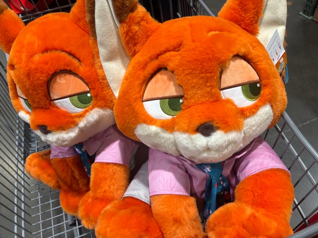 ズートピア ニック ぬいぐるみ コストコ ブランケット付き