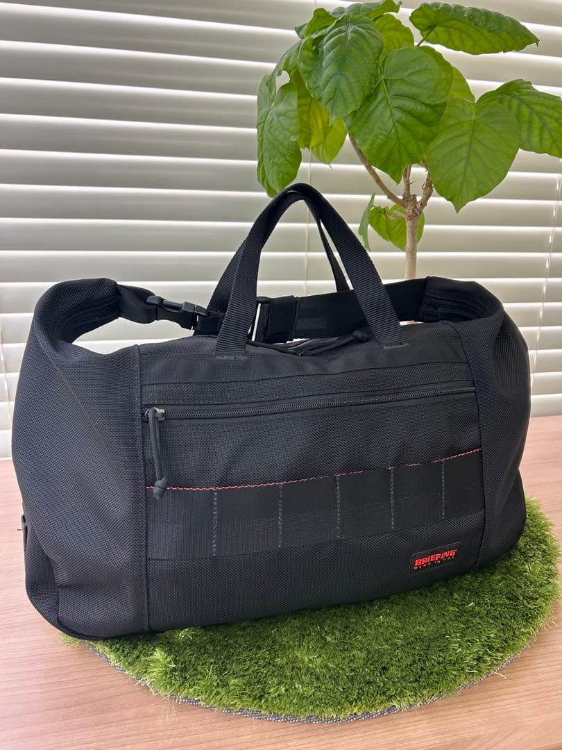 美品　BRIEFING スライダー 2way ボストン ブラック 大容量 黒