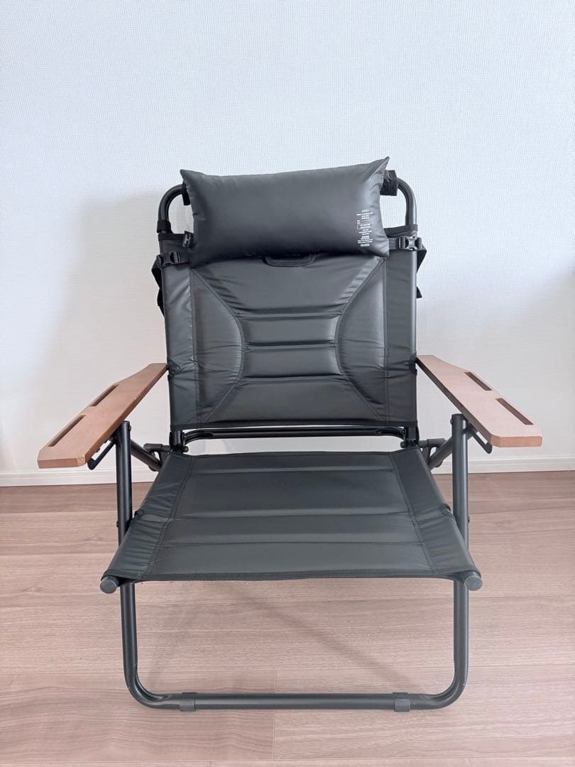 アッソブ リクライニングローバーチェア ブラック クッション付きAS2OV