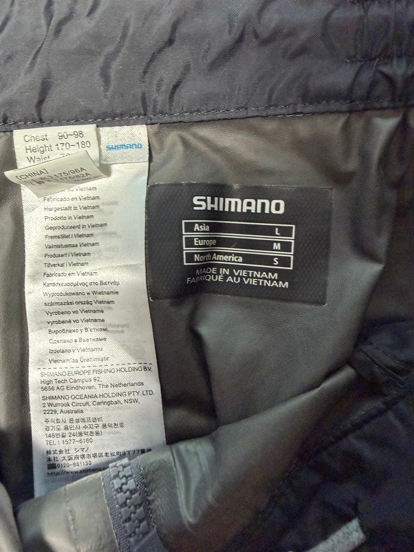 SHIMANO レインスーツ 上下セット GORE-TEX