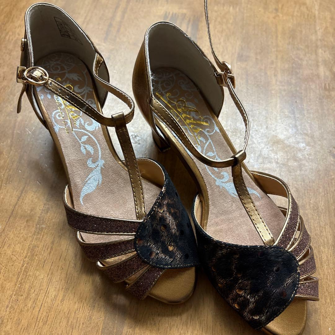 Ads 社交ダンス用女性兼用ヒール22cm