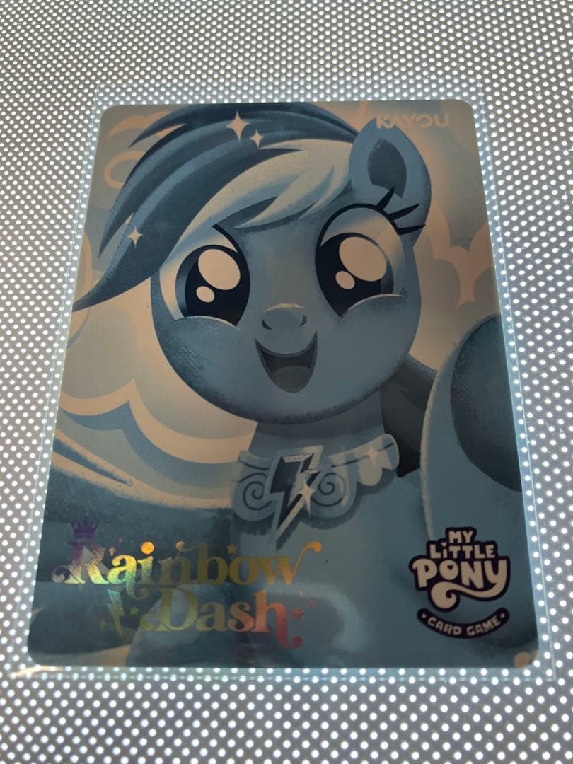 マイリトルポニー　カードゲーム レインボーダッシュ　主人公カード