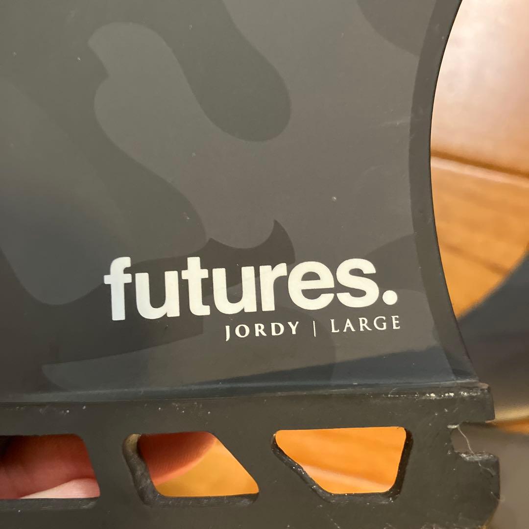 futures JORDY LARGE サーフボードフィン 3枚セット