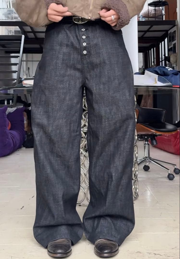 NO/FAITHSTUDIOS リジットデニムブラック