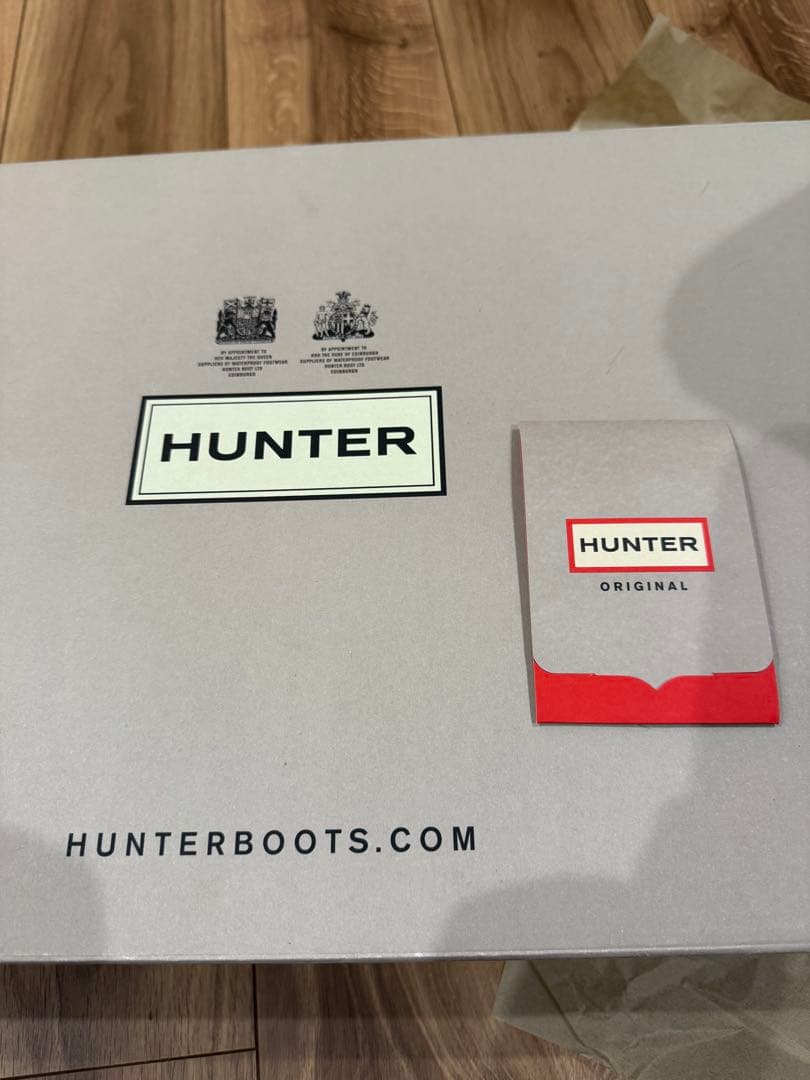 【希少価値高】HUNTER オリジナル トール グロス レイン ブーツ　24cm