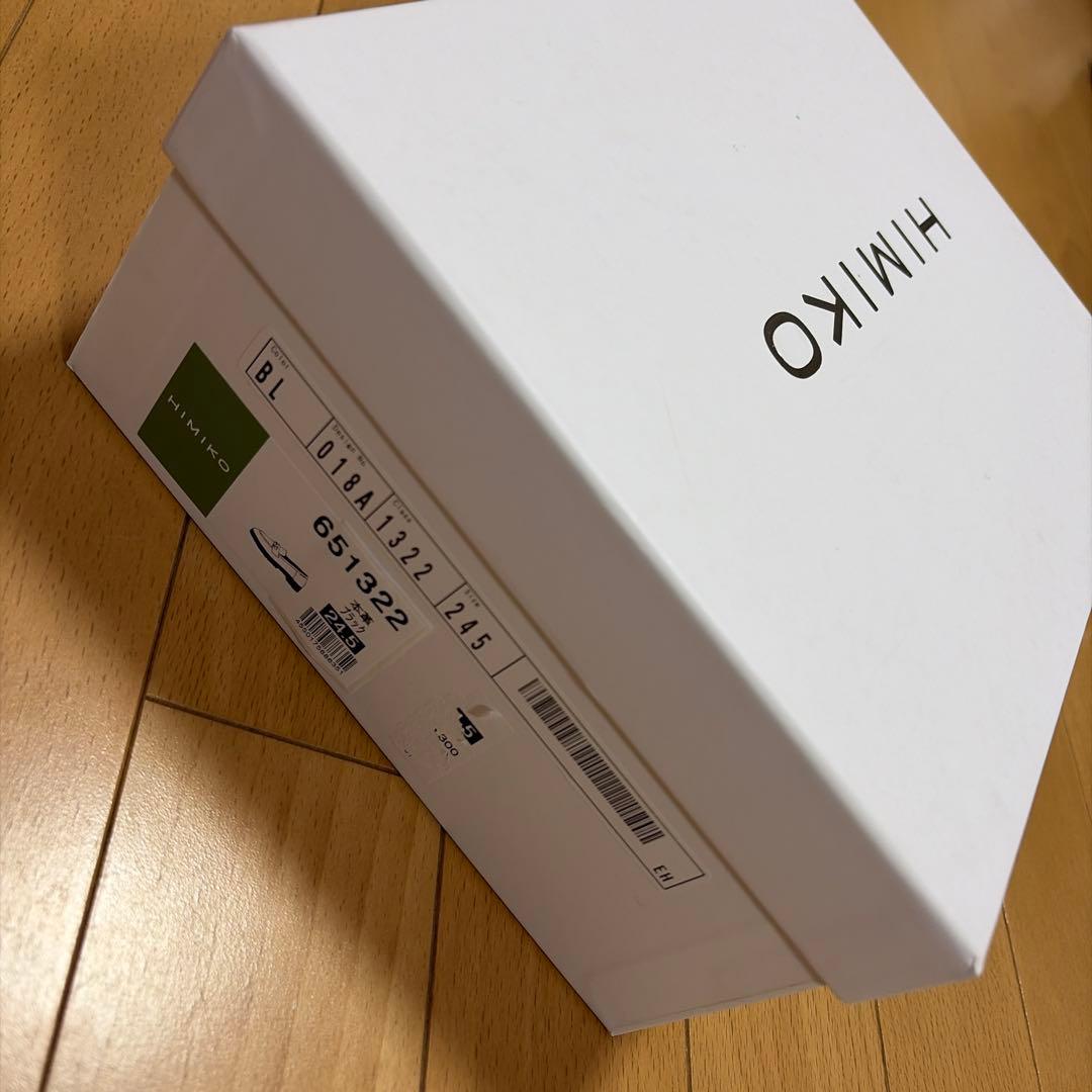 HIMIKO 卑弥呼ブラック厚底ローファー24.５センチ