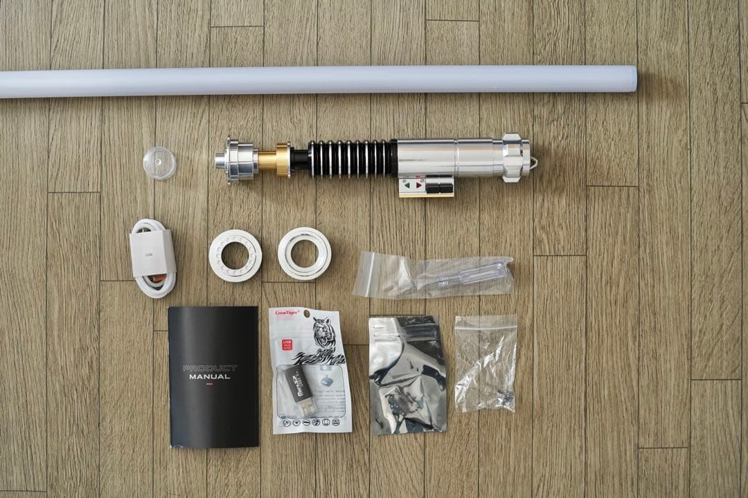 【スターウォーズ】ライトセーバー　ルーク　マンダロリアン　レプリカ　ネオピクセル