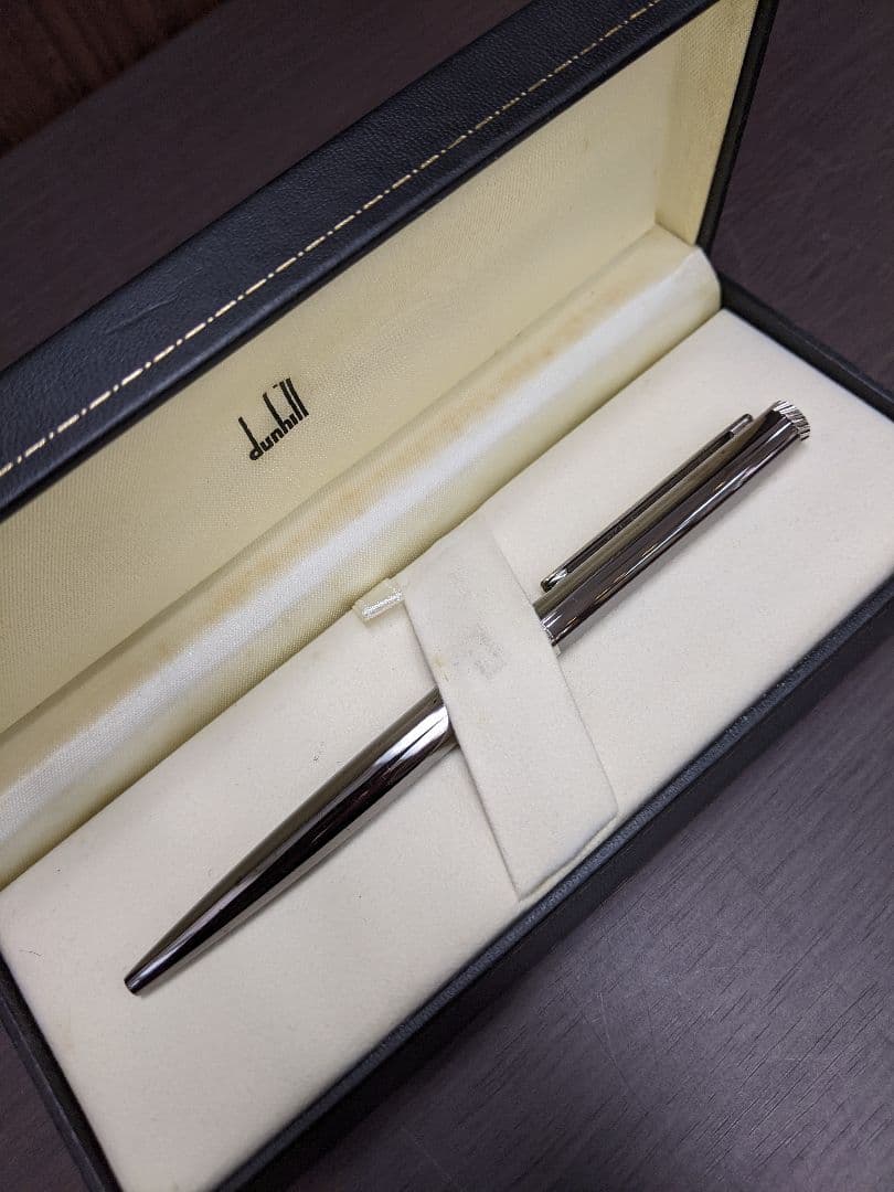 dunhill ダンヒル シルバー ボールペン　替芯付き