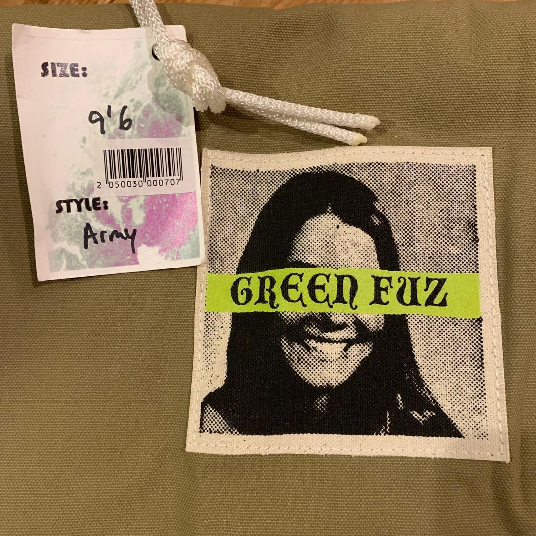 GREEN FUZ サーフボードケース 9'6 アーミー