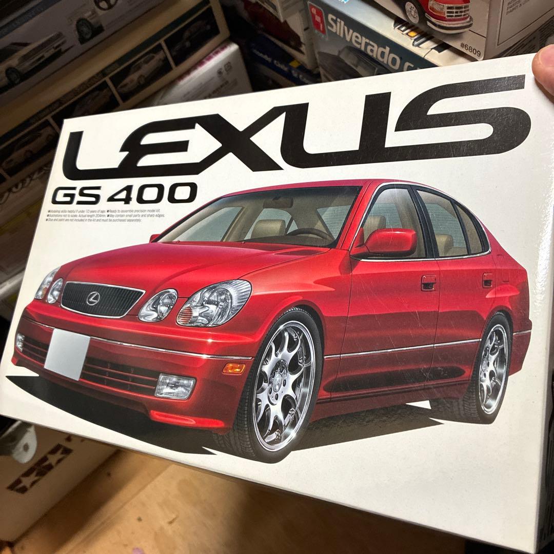 青島LEXUS GS 400 プラモデル絶版