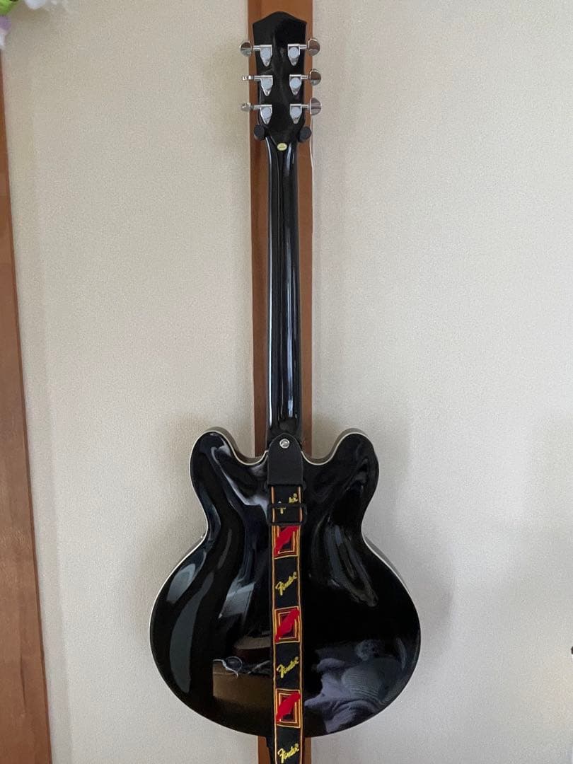 Donner セミアコギター エレキギター ブラック DJP-1000D