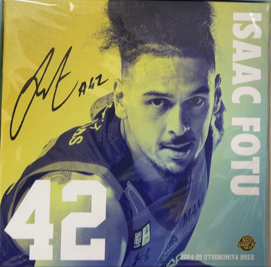 宇都宮ブレックス アイザック・フォトゥ アートパネル