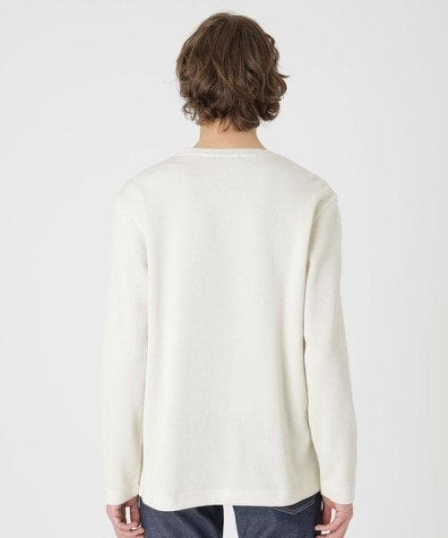 新品 ブラックレーベルクレストブリッジ チェック長袖ニットカットソー白セーターL