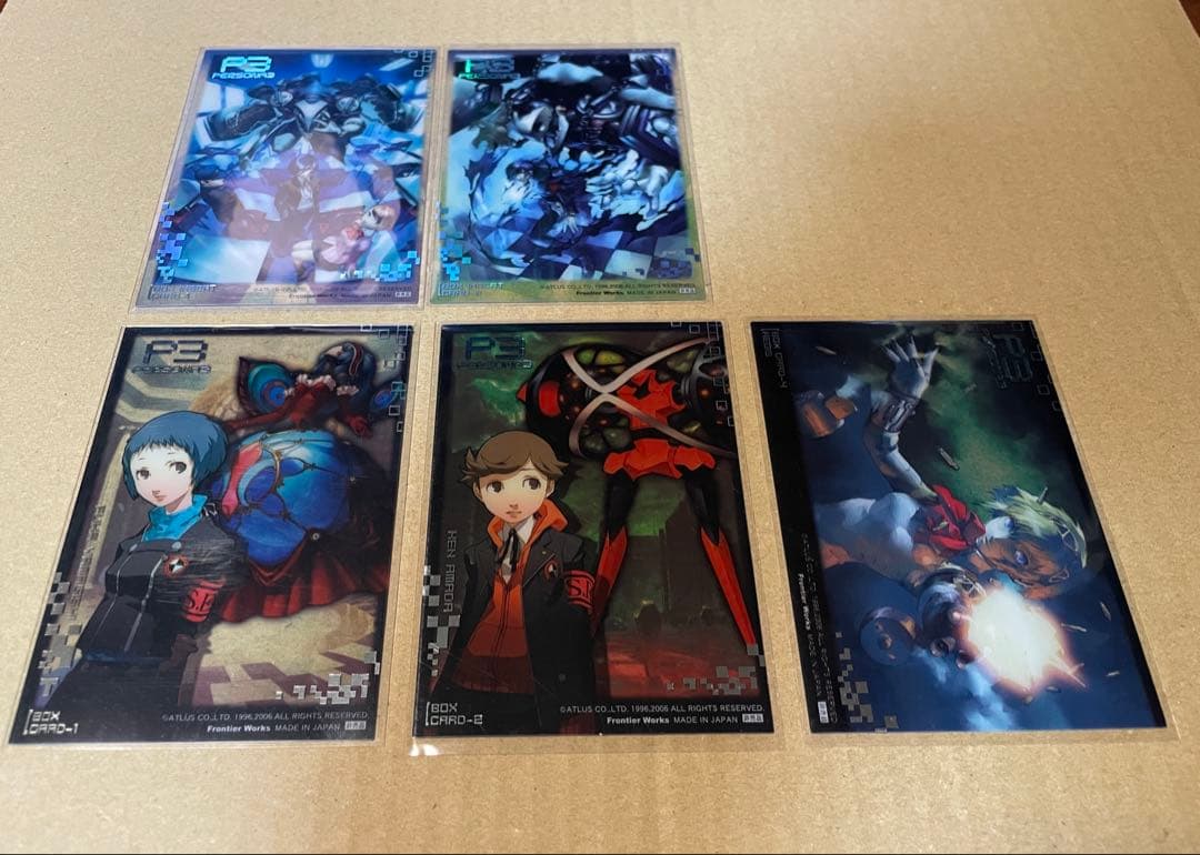 ペルソナ3 P3 トレカ 影 時間 フロンティアワークス 76枚　入手困難