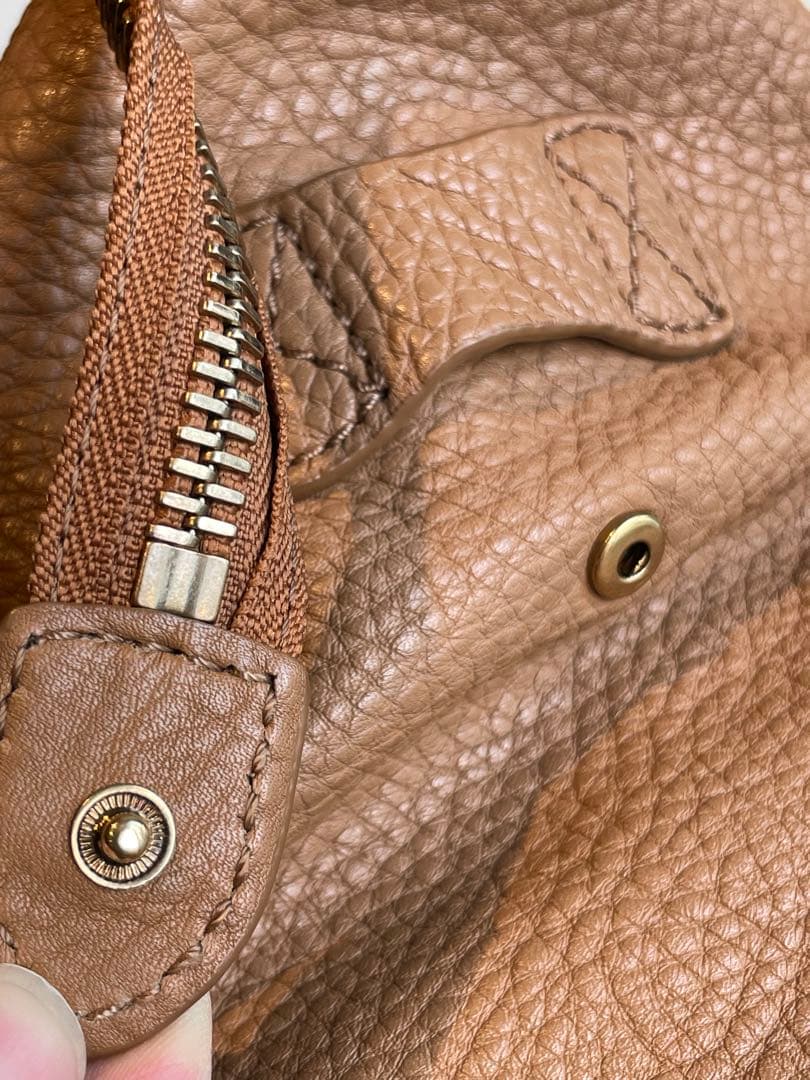 【美品】CÉLINE ラゲージ マイクロショッパー　カーフスキン製