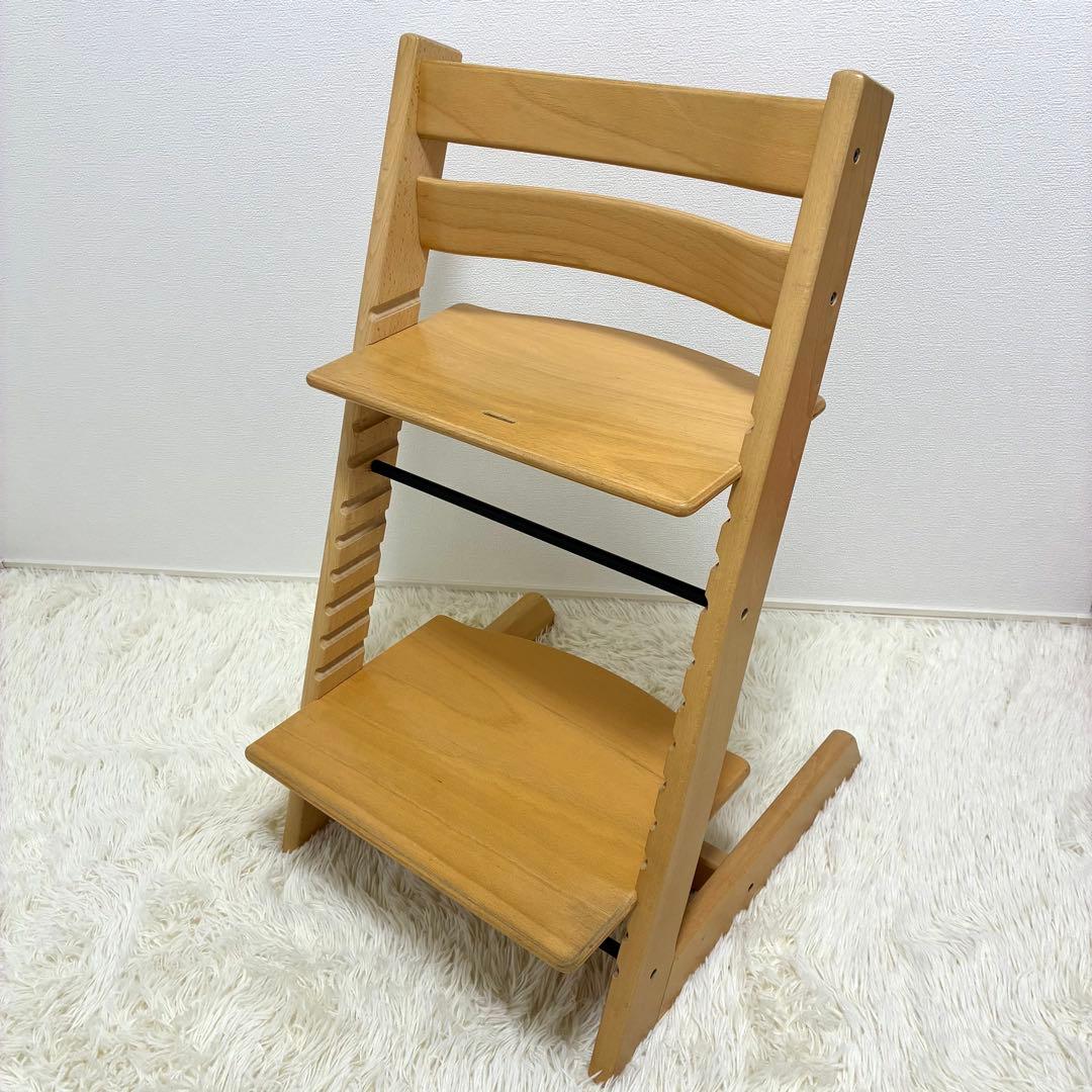 【美品✨】ストッケ トリップトラップ 新型 ナチュラル