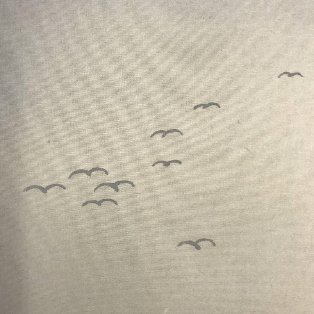 【真作】岡本紫洸/山水図/双幅/湖畔図/掛軸/名家伝来/AB-942