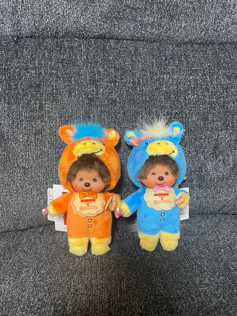 【湯布院限定】GOEMON モンチッチ 馬シリーズ 2体セット【新品】おまけ紙袋